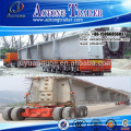 multi axles bridge girder transport semi trailer hydraulic axis steerable cast semi trailer
